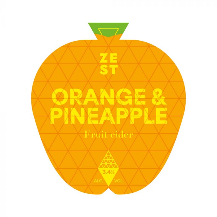 Orange and Pineapple Cider Pump Clip