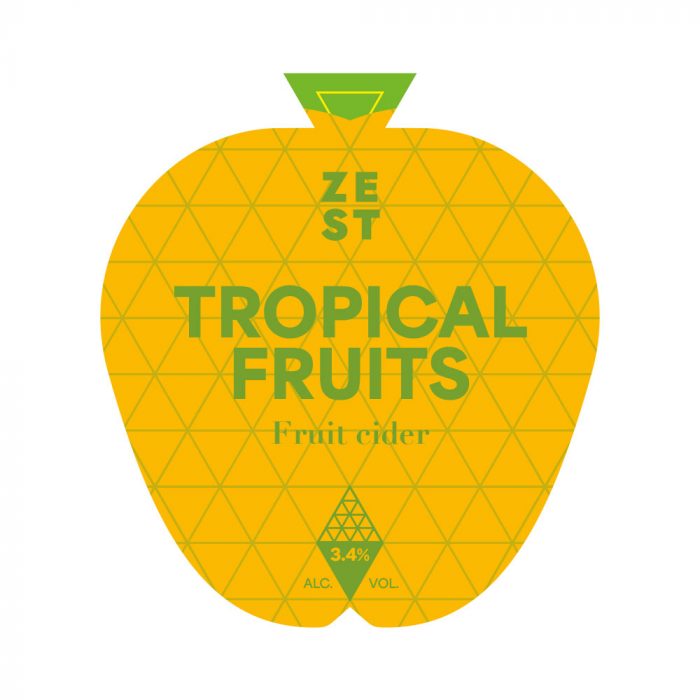 Tropical Fruits Cider Pump Clip