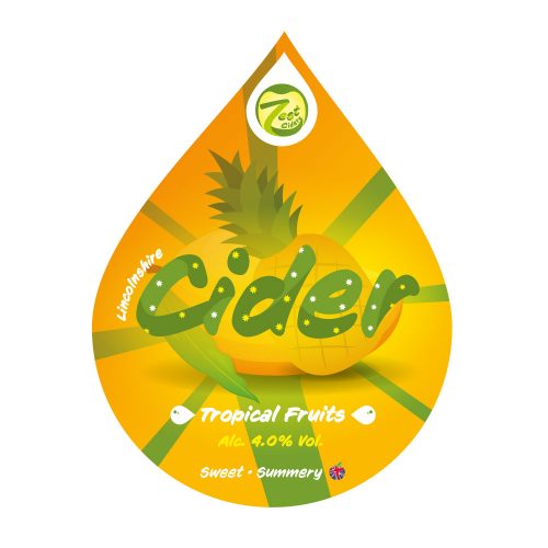 Tropical Fruits Cider Pump Clip