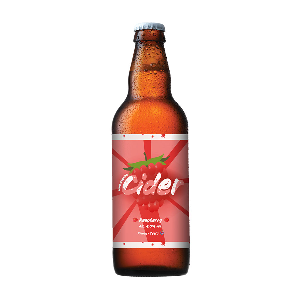 Raspberry Cider Bottle