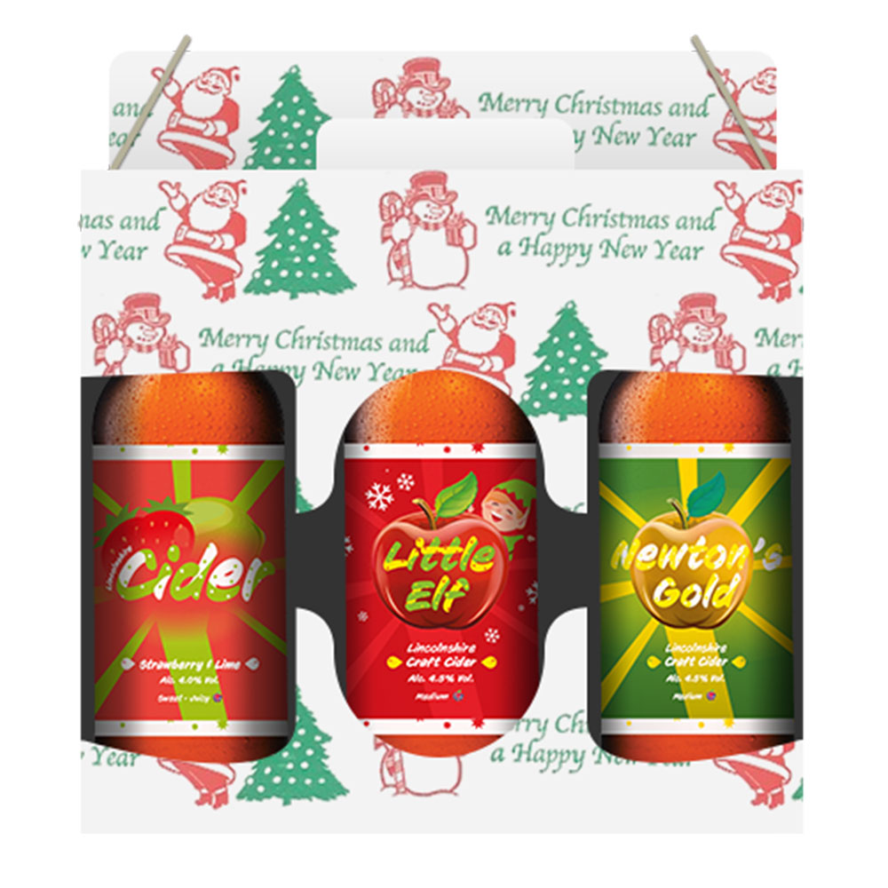 Xmas Craft Cider Gift Box