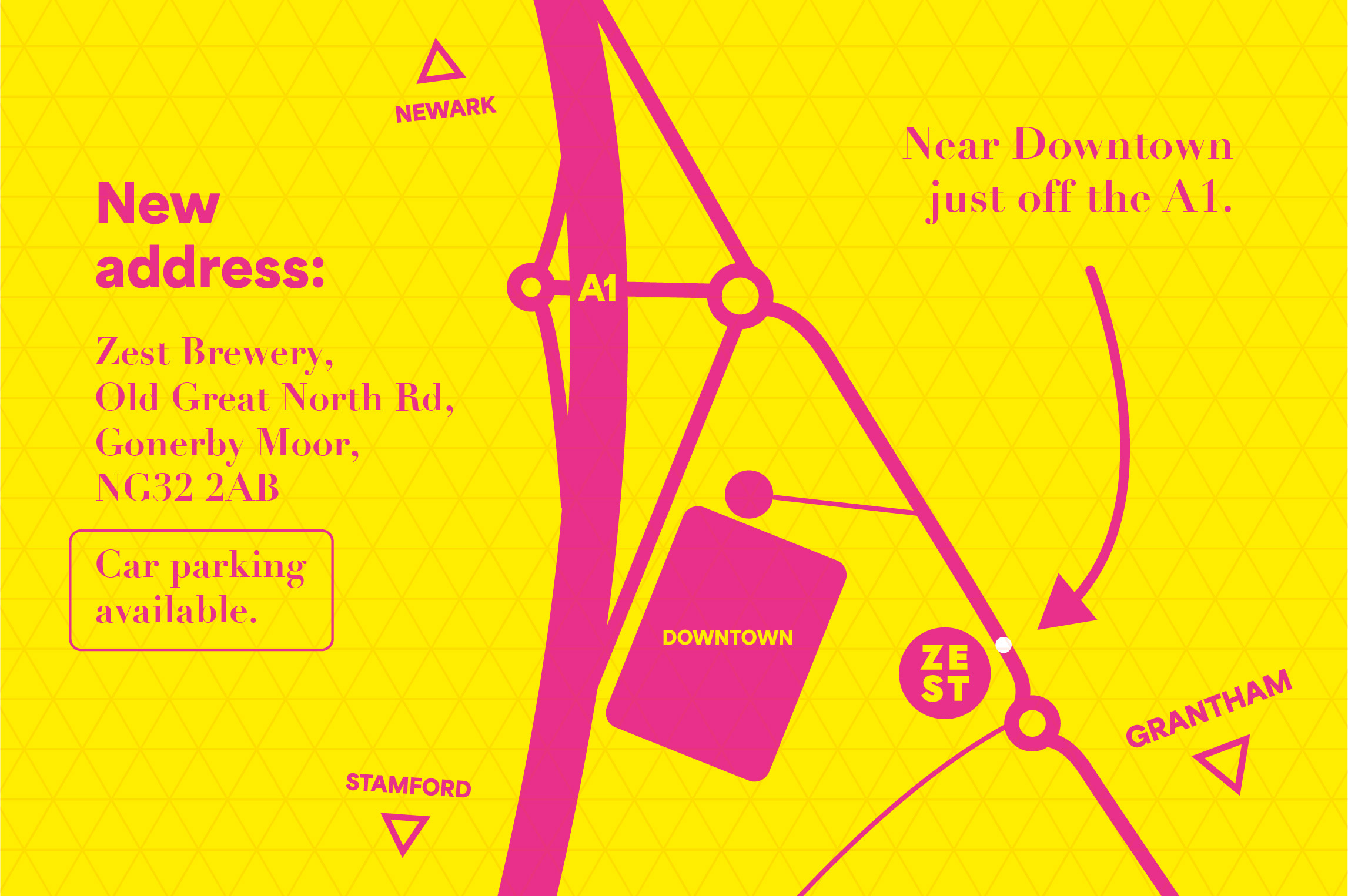 Brewery location map