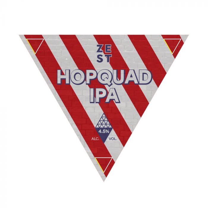 Hopquad IPA Pump clip